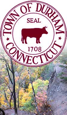 The logo representing the town of Durham, Connecticut.