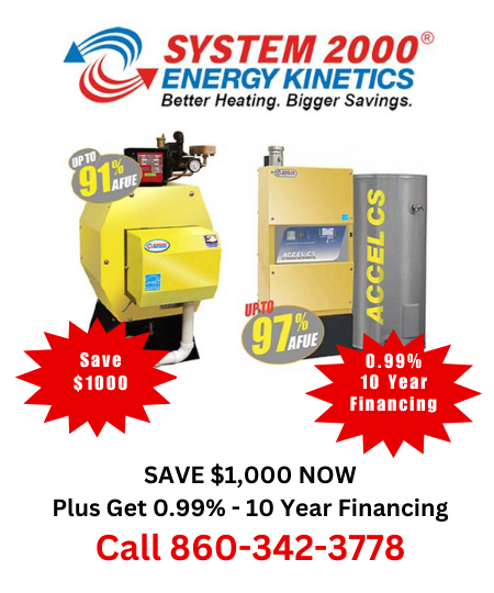 A flyer for Daniels Energy featuring system 2000 energy kinetics and their heating solutions.