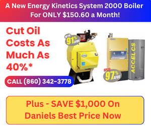 Save 40% on heating oil costs with the Energy Kinetics System 2000 Boiler—just $150.60 per month and $1,000 in savings! Call Daniels now to learn more about switching from propane or heating oil: [phone number].